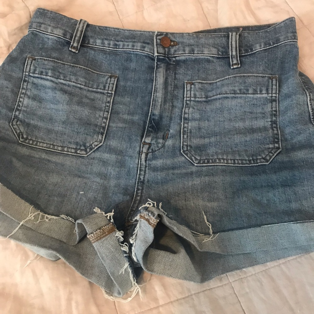 Madewell high rise shorts size 30